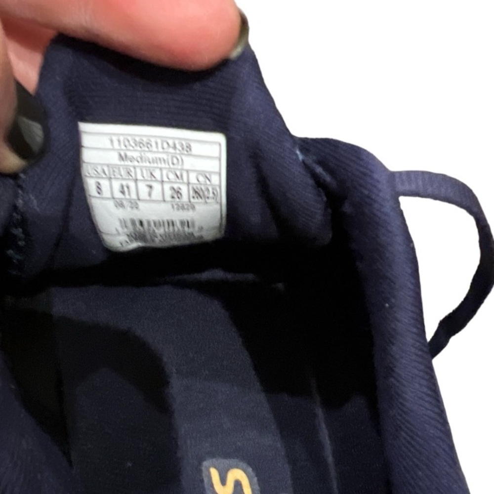 Brooks Adrenaline GTS 22 running shoes sneakers peacoat/gray/sunflower 8M NEW - Picture 7 of 7